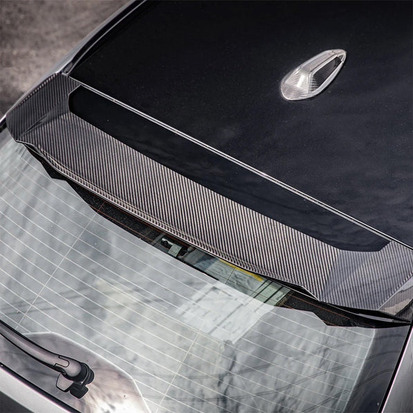 SooQoo BMW G81 M3 Touring SQ Aggressive Roof Spoiler In Gloss Pre Preg Carbon Fibre (2023+)