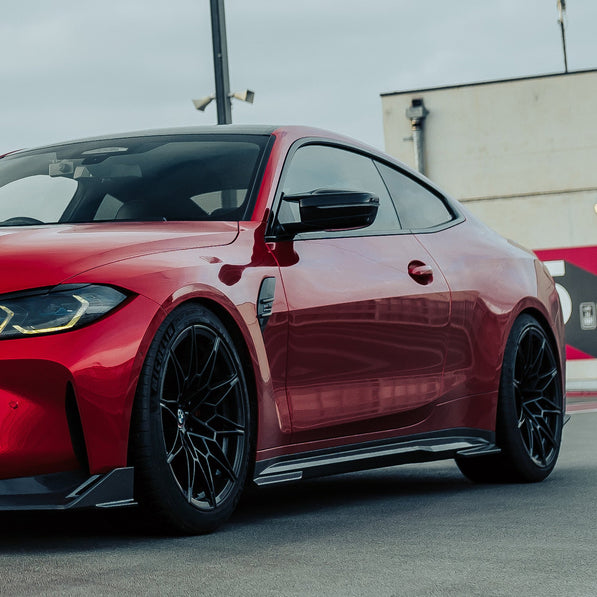 SooQoo BMW G82 G83 M4 Side Skirts In Gloss Carbon Fibre