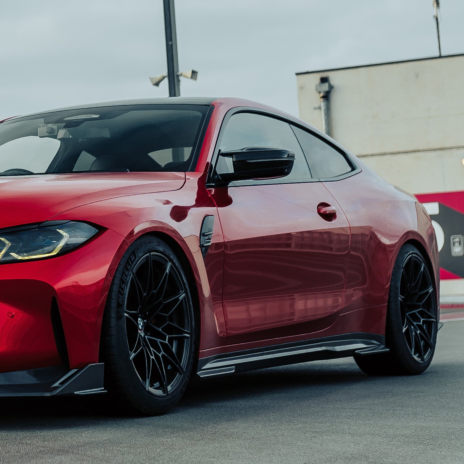 SooQoo BMW G82 G83 M4 Side Skirts In Gloss Carbon Fibre