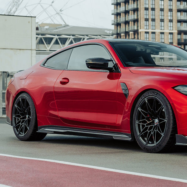 SooQoo BMW G82 G83 M4 Side Skirts In Gloss Carbon Fibre