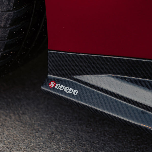 SooQoo BMW G82 G83 M4 Side Skirts In Gloss Carbon Fibre