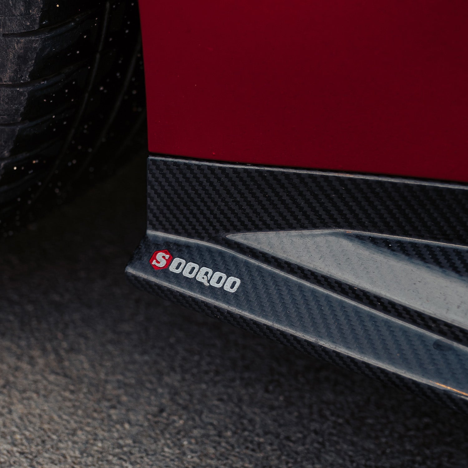 SooQoo BMW G82 G83 M4 Side Skirts In Gloss Carbon Fibre