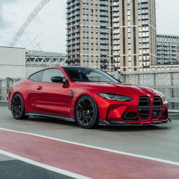 SooQoo BMW G82 G83 M4 Side Skirts In Gloss Carbon Fibre