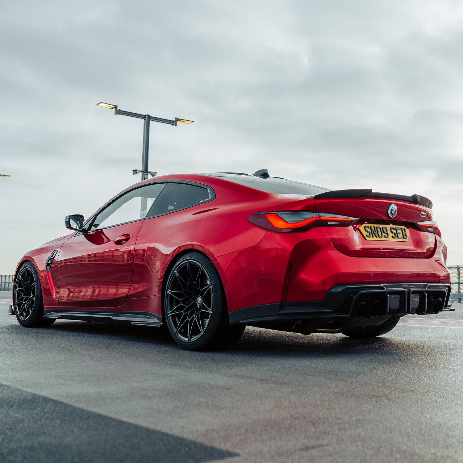 SooQoo BMW G82 G83 M4 Side Skirts In Gloss Carbon Fibre