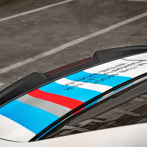 SooQoo BMW G90 M5 Rear Spoiler In Gloss Carbon Fibre