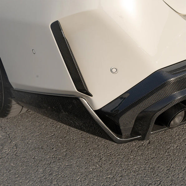 SooQoo BMW G90 & G99 M5 Rear Reflector Trims In Gloss Carbon Fibre