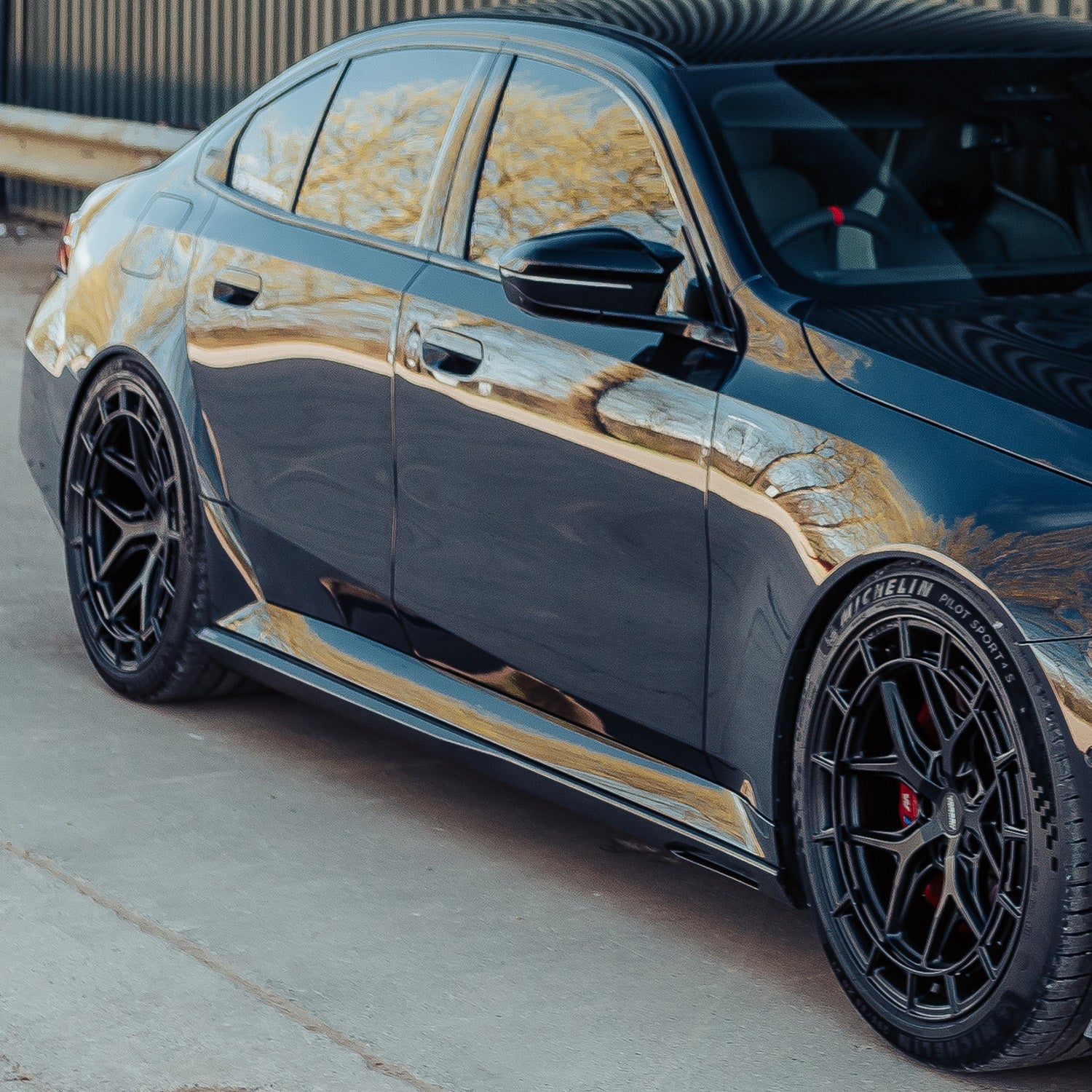 SooQoo BMW G90 & G99 M5 SQ-A Side Skirts In Gloss Carbon Fibre