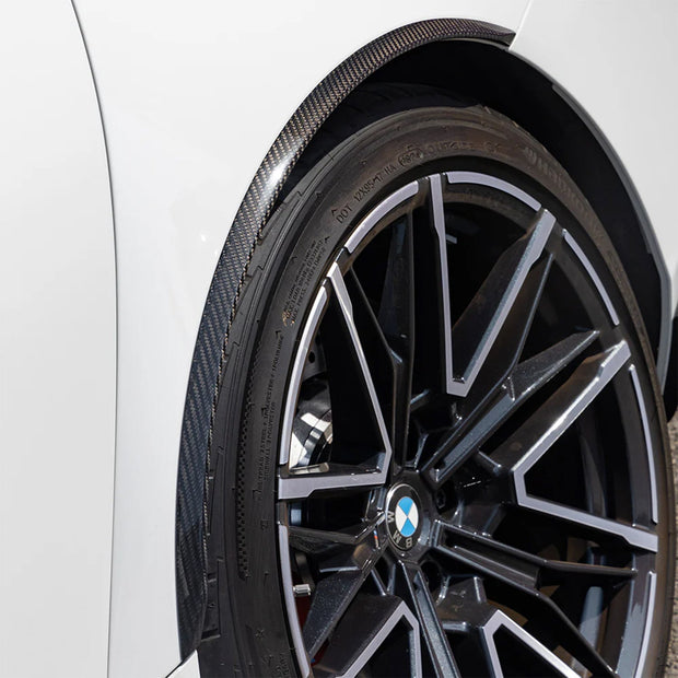 SooQoo BMW G90 & G99 M5 SQ Wheel Arch Trims In Gloss Carbon Fibre