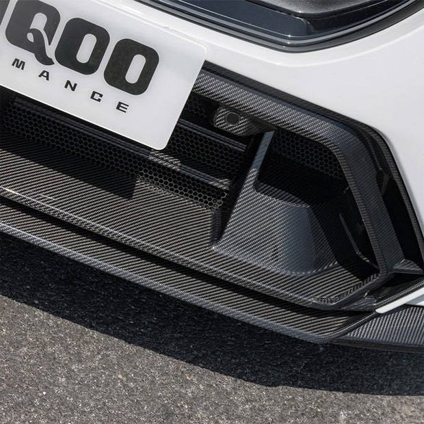 SooQoo BMW G90 & G99 M5 SQ Central Front Bumper Trim In Gloss Carbon Fibre