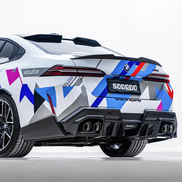 SooQoo BMW G90 & G99 M5 SQ-B Rear Diffuser In Gloss Carbon Fibre