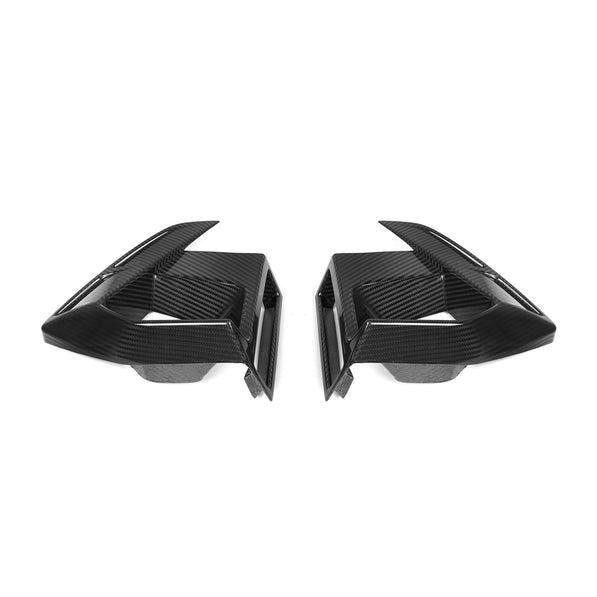 SooQoo BMW X3M F97 & X4M F98 LCI Front Ducts In Gloss Pre Preg Carbon Fibre (Facelift 2022+)