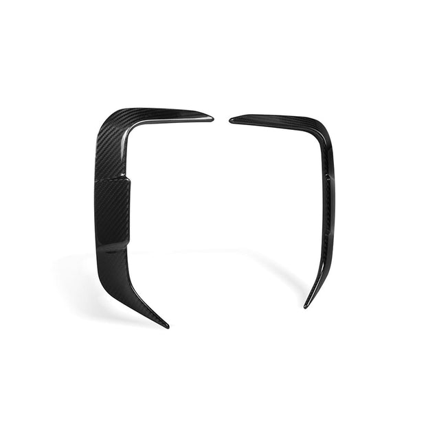 SooQoo BMW F97 X3M LCI SQ Rear Canards In Gloss Pre Preg Carbon Fibre (Facelift 2022+)