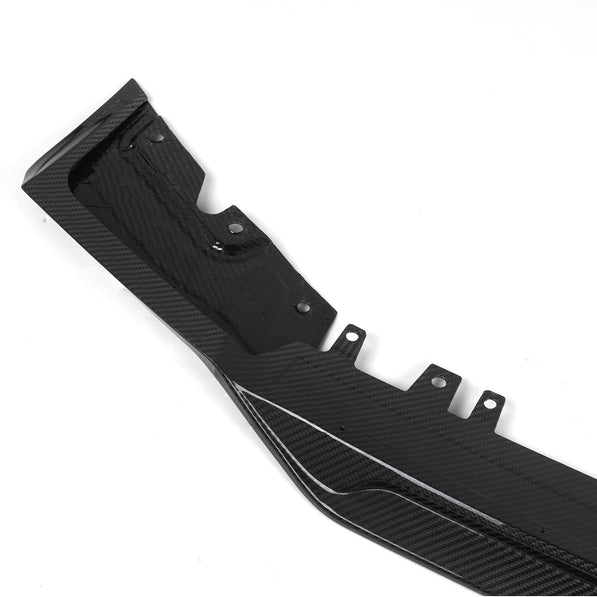 SooQoo BMW X3M F97 & X4M F98 LCI Front Splitter In Gloss Pre Preg Carbon Fibre (Facelift 2022+)
