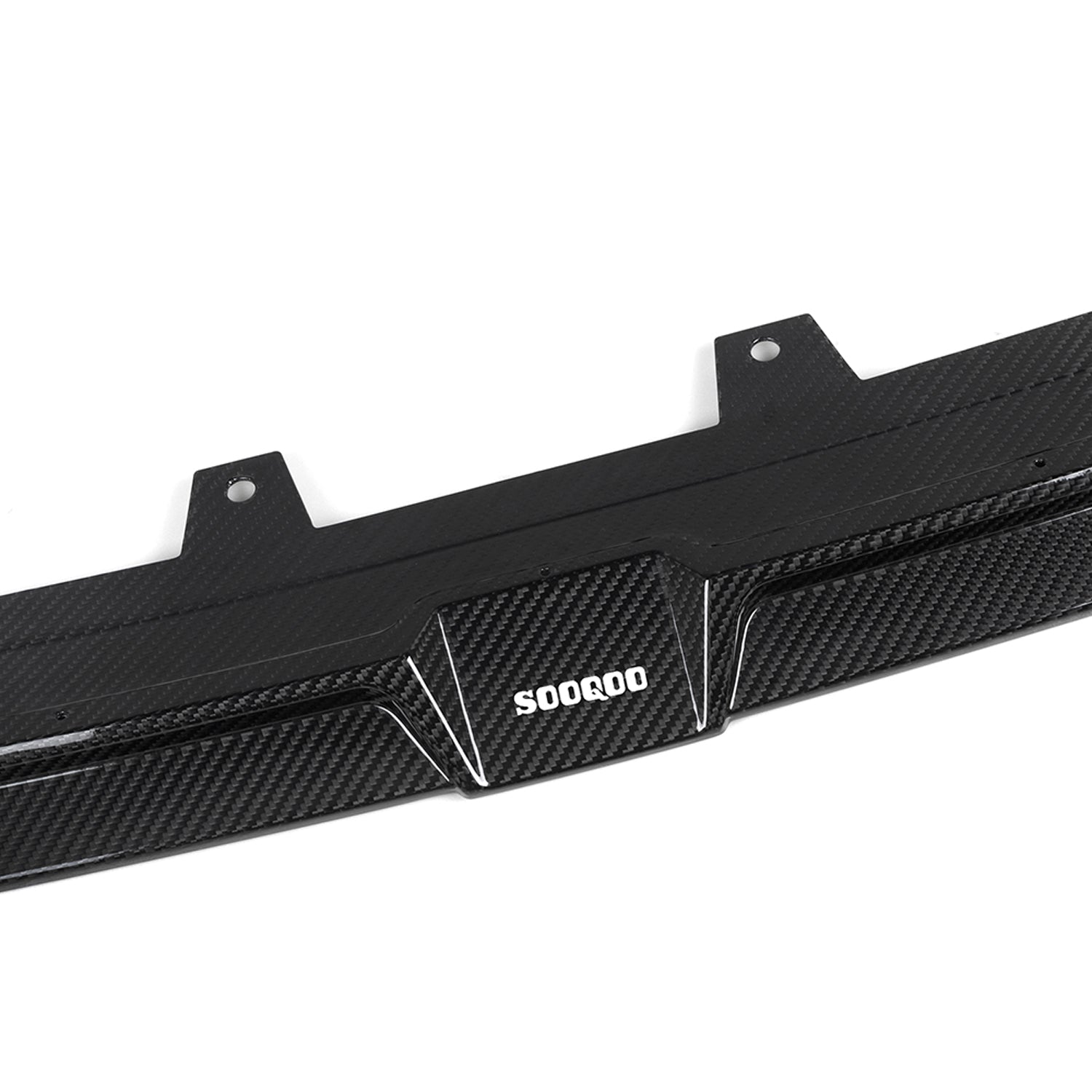 SooQoo BMW X3M F97 & X4M F98 LCI Front Splitter In Gloss Pre Preg Carbon Fibre (Facelift 2022+)