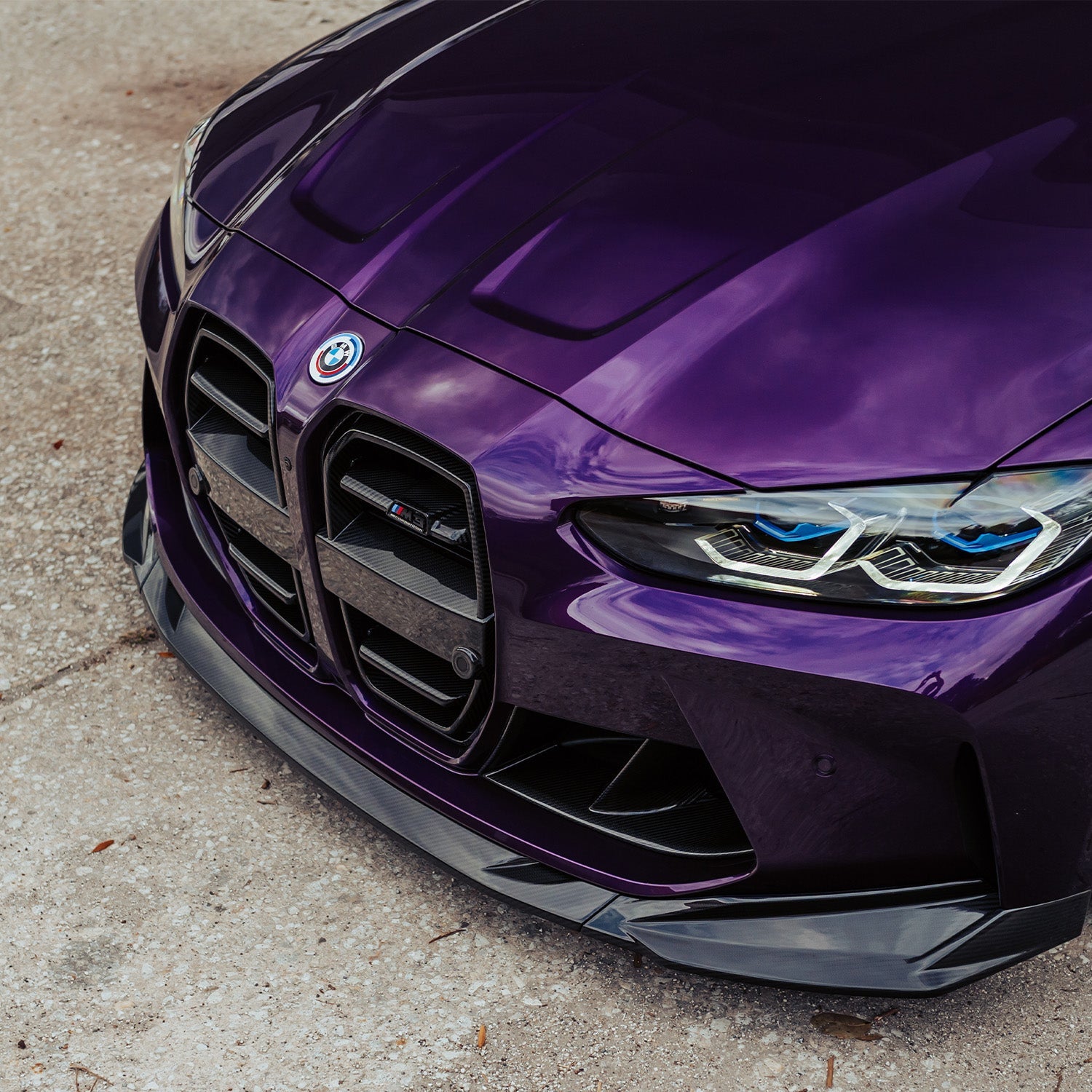 SooQoo BMW M3/M4 SQ Aero Front Grille In Gloss Pre Preg Carbon Fibre (G80/G81/G82/G83)