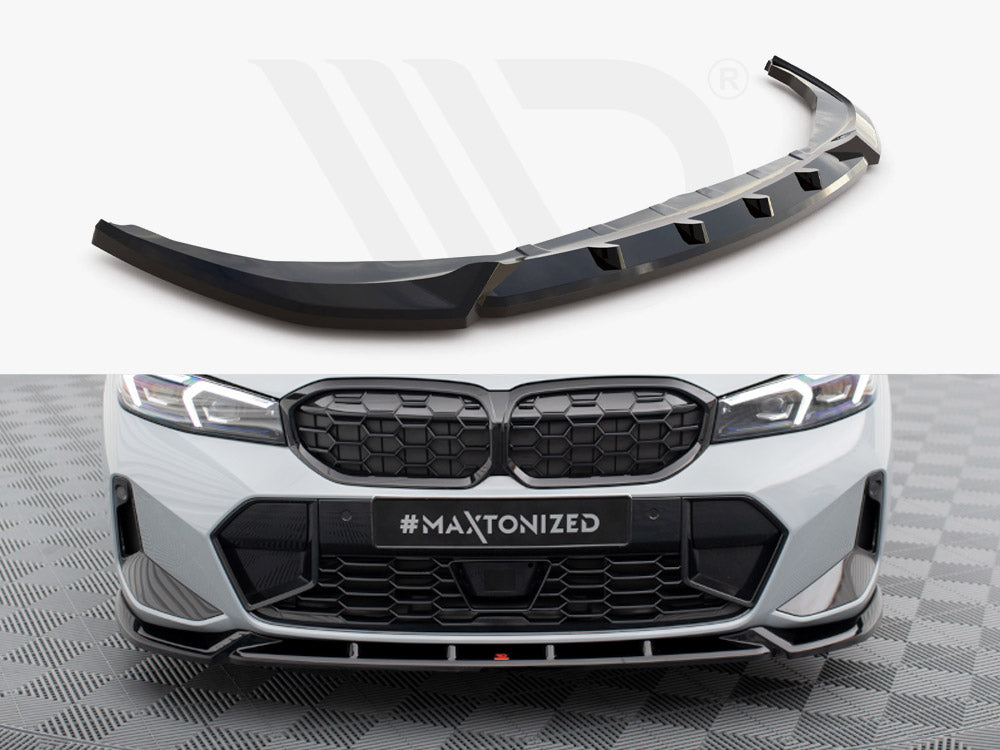 Maxton Design - FRONT SPLITTER V.1 BMW 3 M340I / M-PACK G20 / G20 FACELIFT