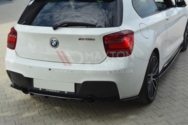Maxton Design - Central Rear Splitter (Vertical Bars) BMW 1 F20 / F21