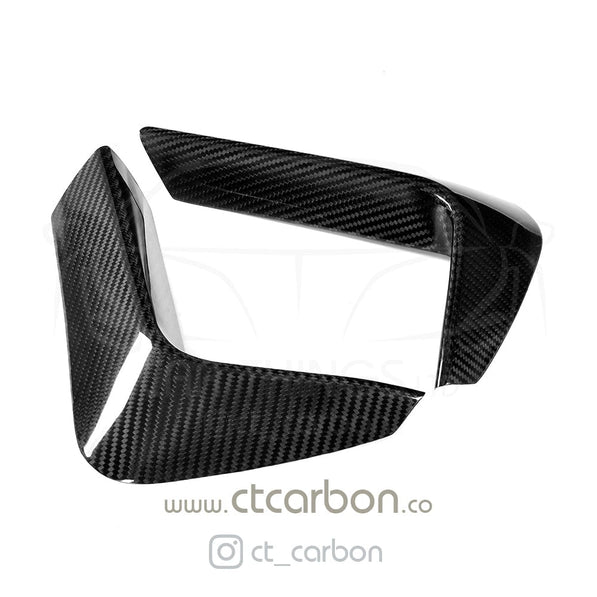 BMW M3 & M4 F80 F82 F83 REAR CARBON FIBRE BUMPER CANARDS