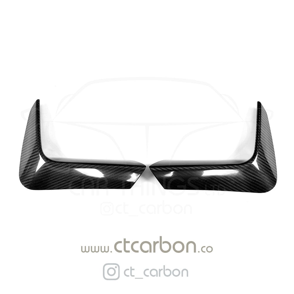 BMW M3 & M4 F80 F82 F83 REAR CARBON FIBRE BUMPER CANARDS