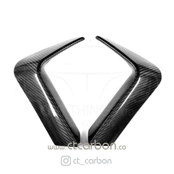 BMW M3 & M4 F80 F82 F83 REAR CARBON FIBRE BUMPER CANARDS