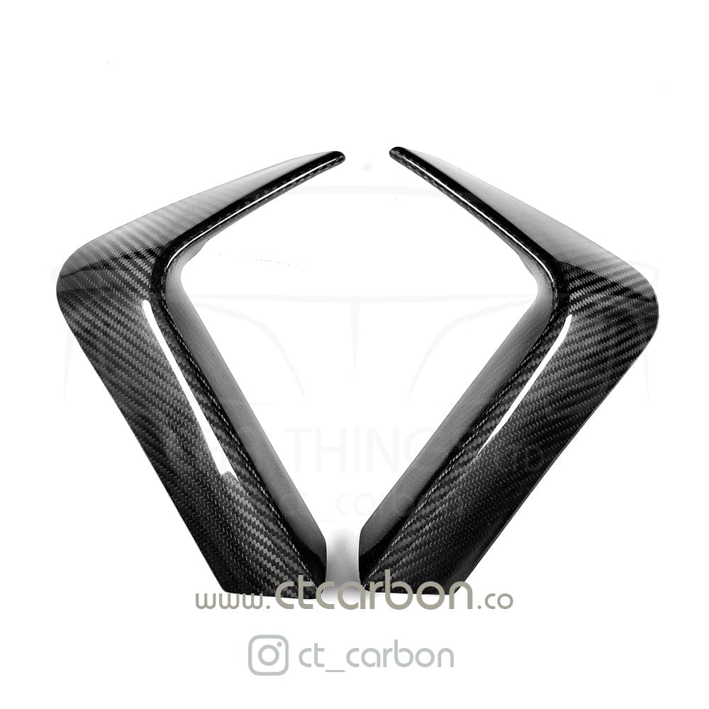 BMW M3 & M4 F80 F82 F83 REAR CARBON FIBRE BUMPER CANARDS