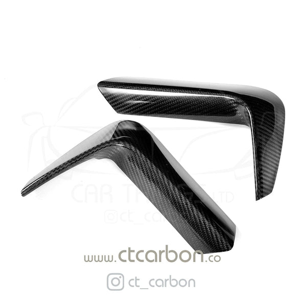 BMW M3 & M4 F80 F82 F83 REAR CARBON FIBRE BUMPER CANARDS