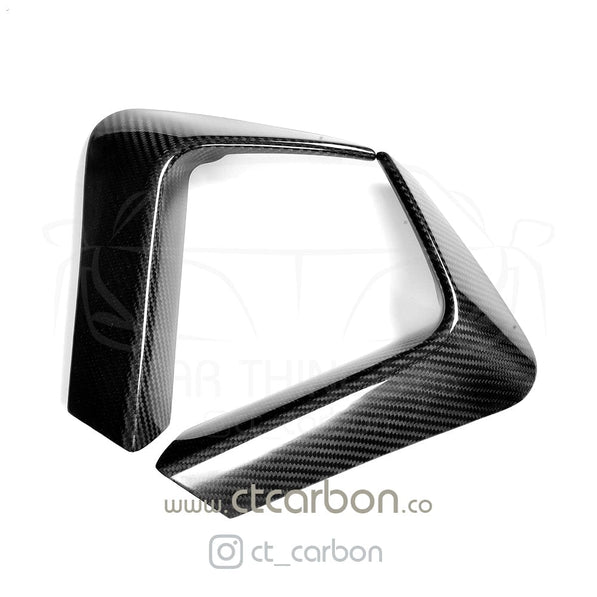 BMW M3 & M4 F80 F82 F83 REAR CARBON FIBRE BUMPER CANARDS