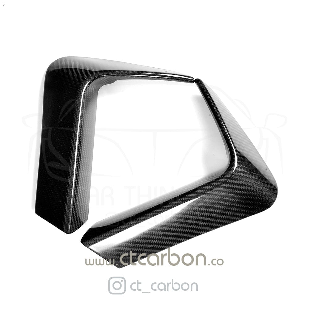 BMW M3 & M4 F80 F82 F83 REAR CARBON FIBRE BUMPER CANARDS