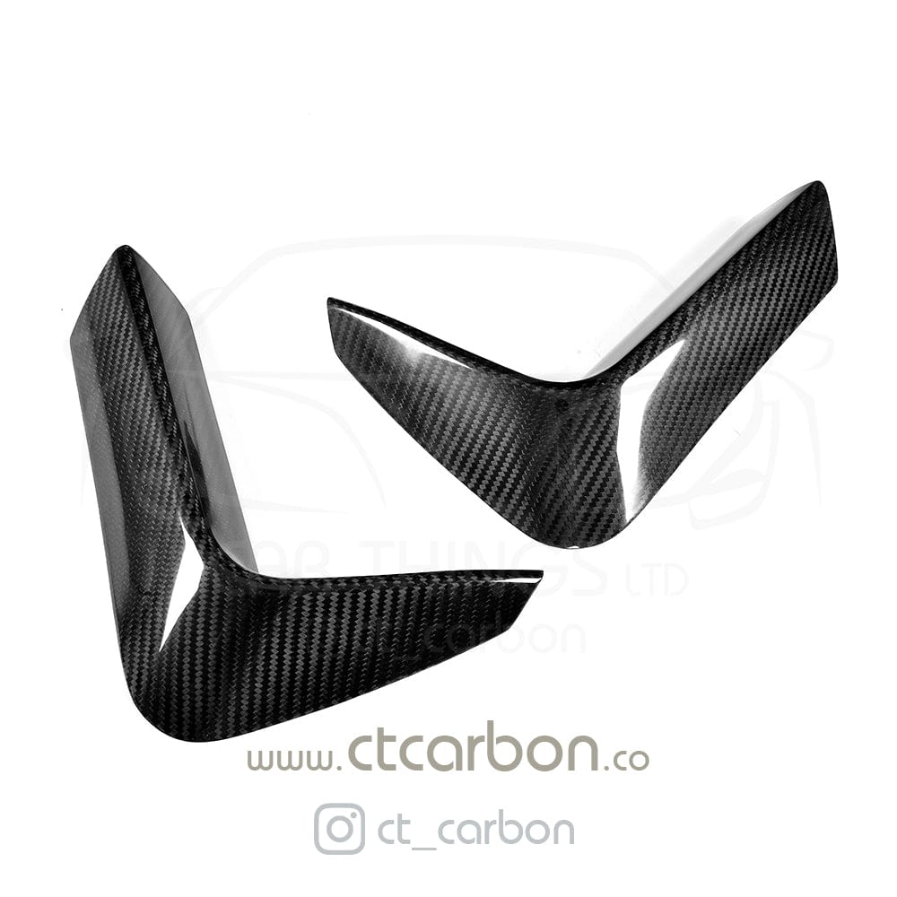 BMW M3 & M4 F80 F82 F83 REAR CARBON FIBRE BUMPER CANARDS