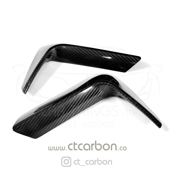 BMW M3 & M4 F80 F82 F83 REAR CARBON FIBRE BUMPER CANARDS