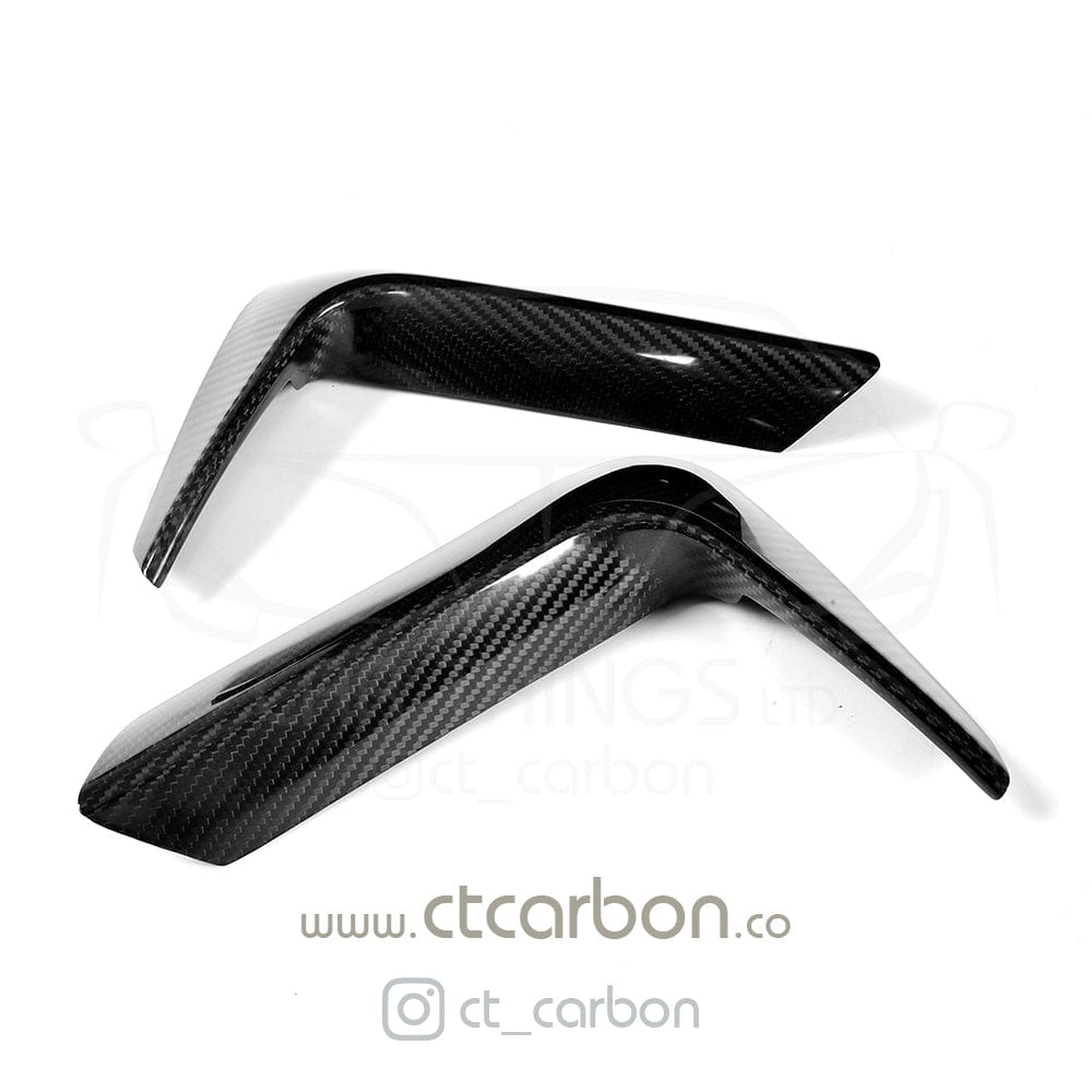 BMW M3 & M4 F80 F82 F83 REAR CARBON FIBRE BUMPER CANARDS