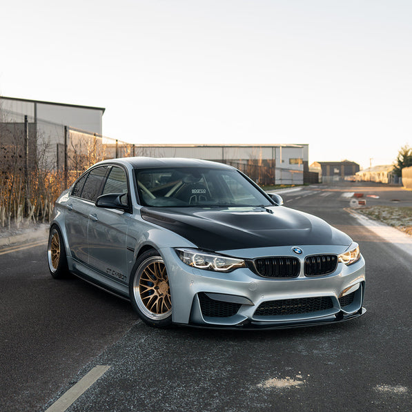 BMW M3/M4 (F80 F82 F83) PRE-PREG CARBON FIBRE SPLITTER - GT STYLE