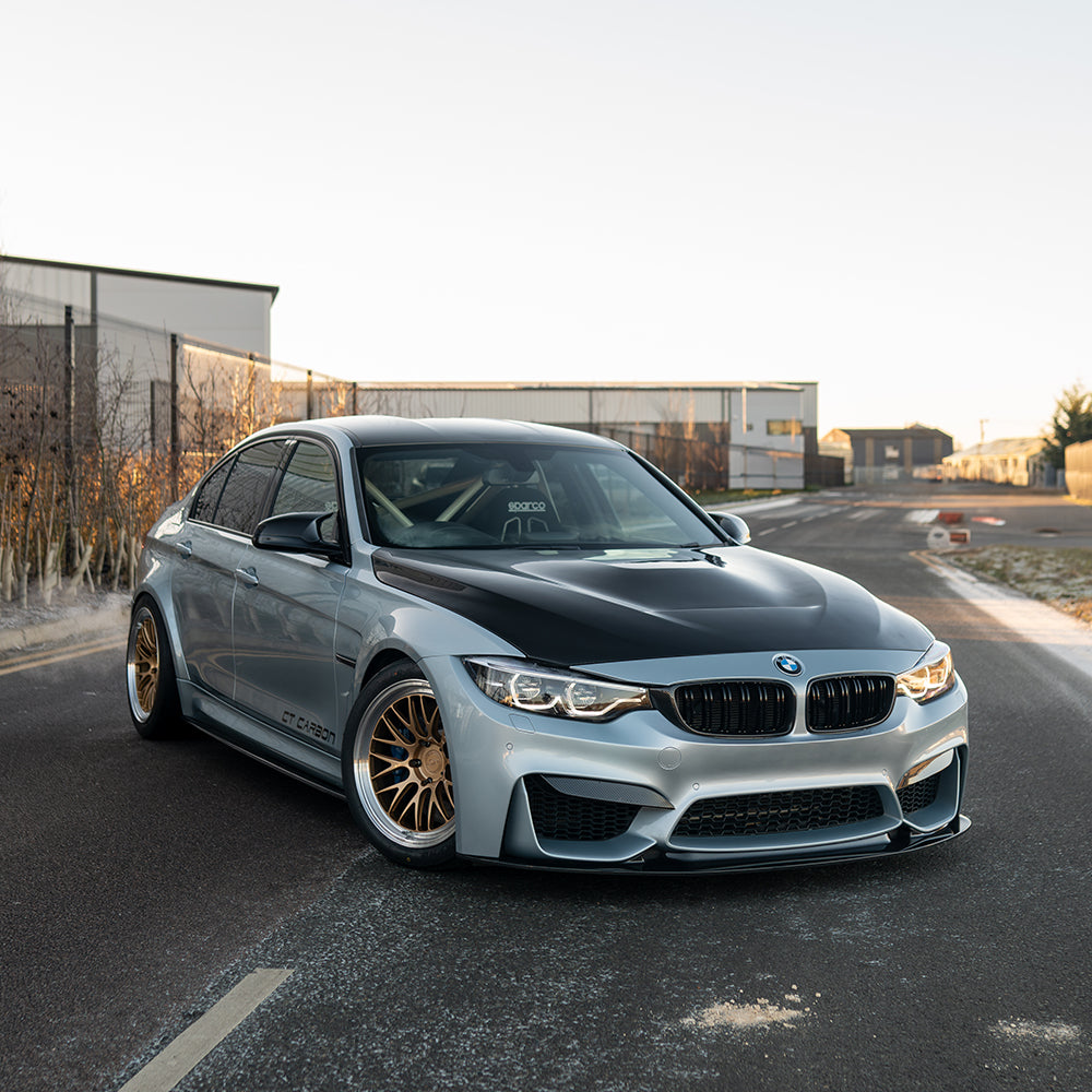 BMW M3/M4 (F80 F82 F83) PRE-PREG CARBON FIBRE SPLITTER - GT STYLE