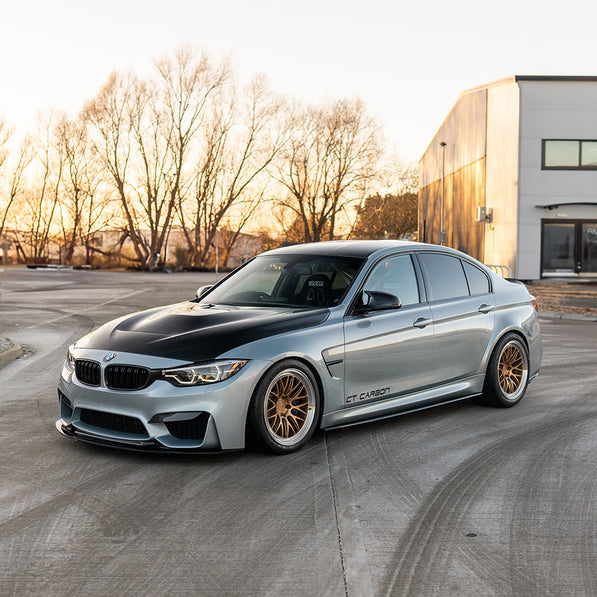 BMW M3/M4 (F80 F82 F83) PRE-PREG CARBON FIBRE SPLITTER - GT STYLE