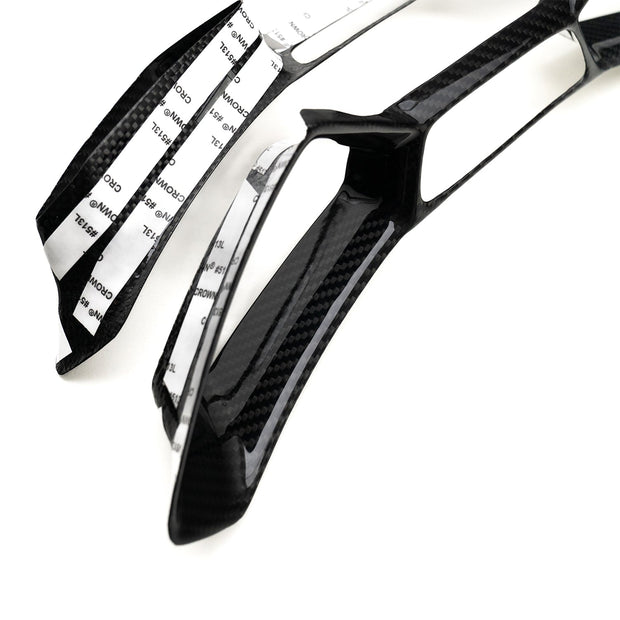 SHFT BMW G80/G81 M3, G82/G83 M4 & G87 M2 Gloss Carbon Fibre Seat Centre Trim Covers